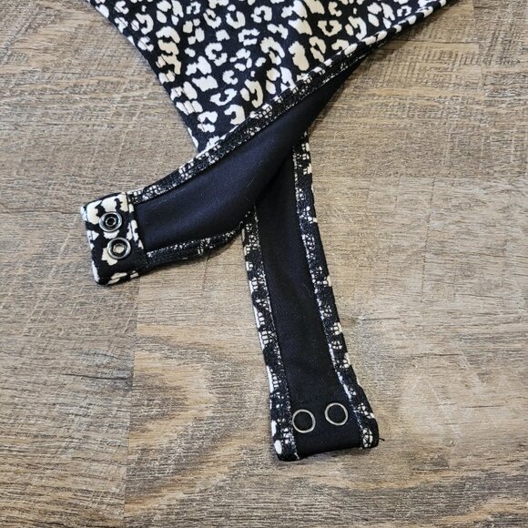 NWT BANANA REPUBLIC | Scoop-Neck Thong Bodysuit Leopard Print | Sz. M - Picture 6 of 7